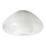 Original large Mid Century double glass ceiling lamp by Wilhelm Wagenfeld f