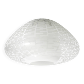 Original large Mid Century double glass ceiling lamp by Wilhelm Wagenfeld f