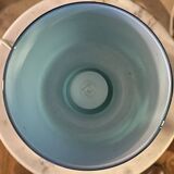 Ikea Lykta lamp in vintage blue glass