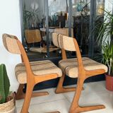 Pair of vintage Baumann Kangaroo chairs