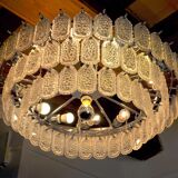 Kinkeldey chandelier 3 levels crystals Germany 1970
