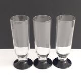 7 Daum Nancy Champagne flutes
