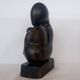 Wooden Sculpture of a Woman with Her Child