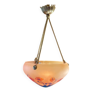 suspension, lustre en - verre