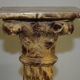 Pair of hand-carved Corinthian pillar bases