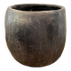Grey terracotta vase