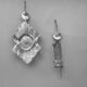 Grand antique French chandelier, 18 lights.