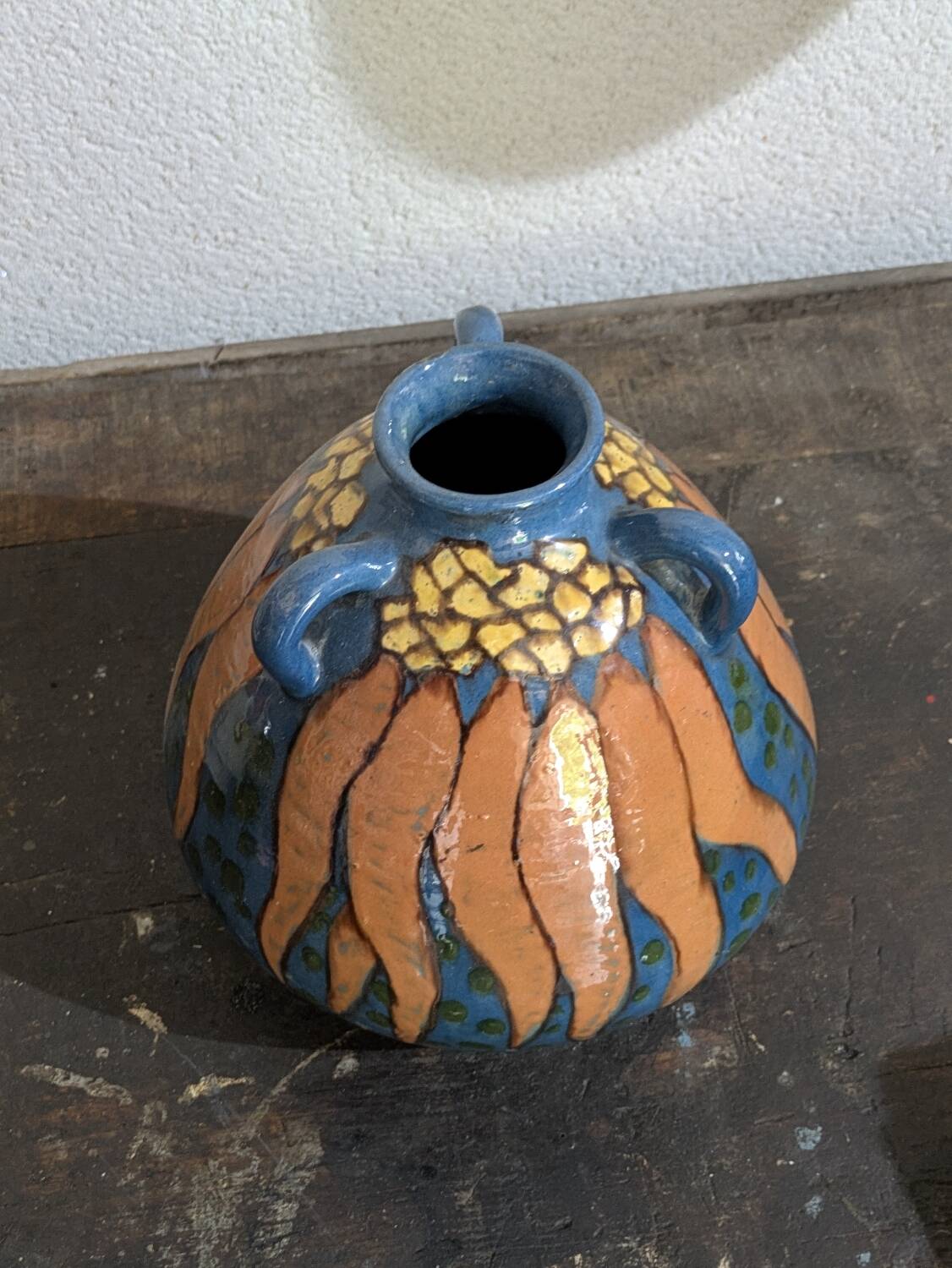 Émile Simonod ceramic vase – Art Deco – Rare piece