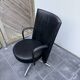 Swivel armchair EJ80B “Partner” – Erik Jørgensen – black leather