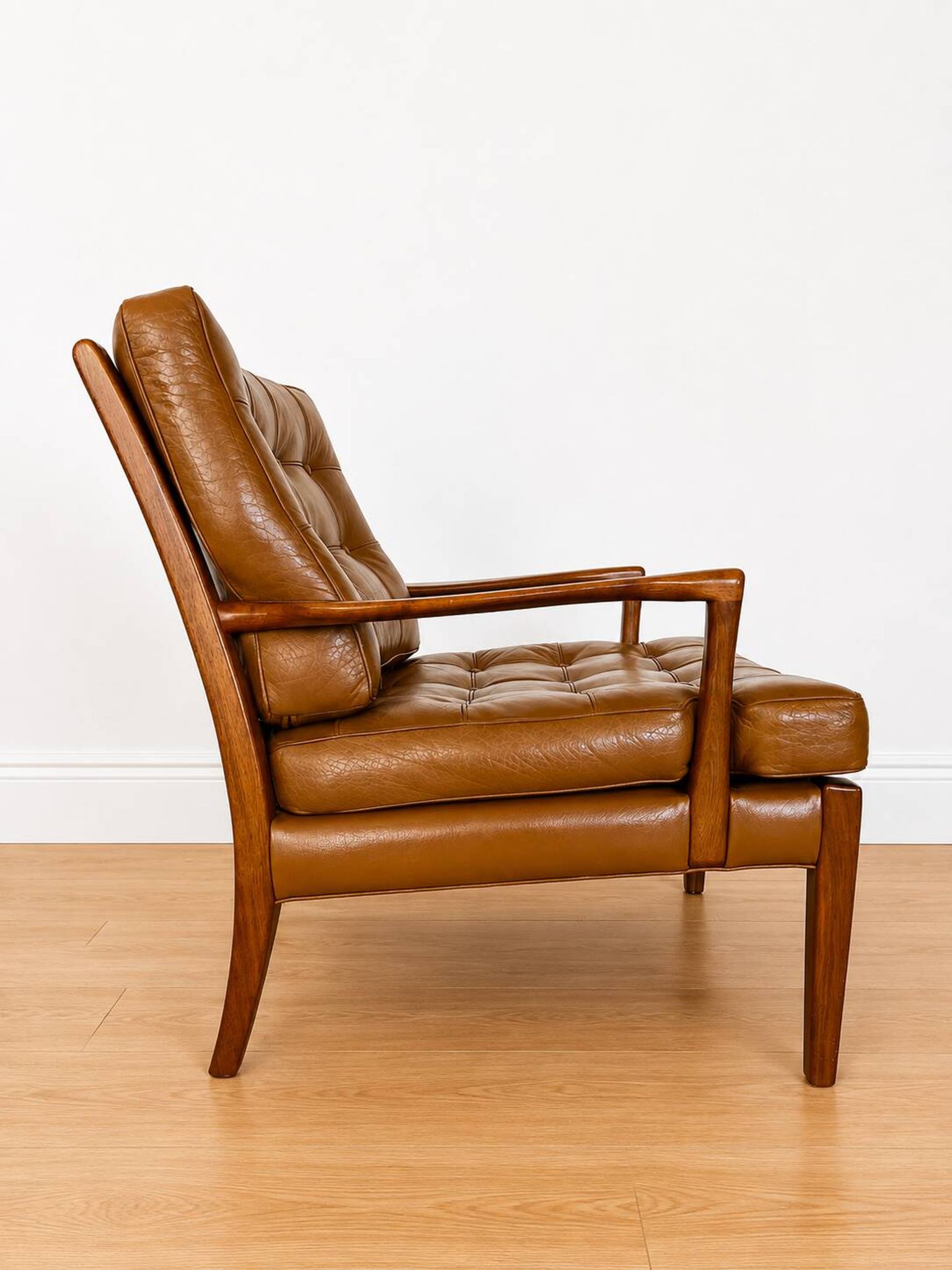 Fauteuil Arne Norell modèle “Löven”, années 1960.