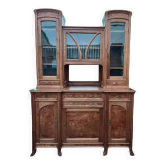 Art Nouveau two-part buffet