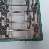 12 knife holders in their SFAM silver metal box