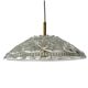 Vintage suspension in chiseled glass