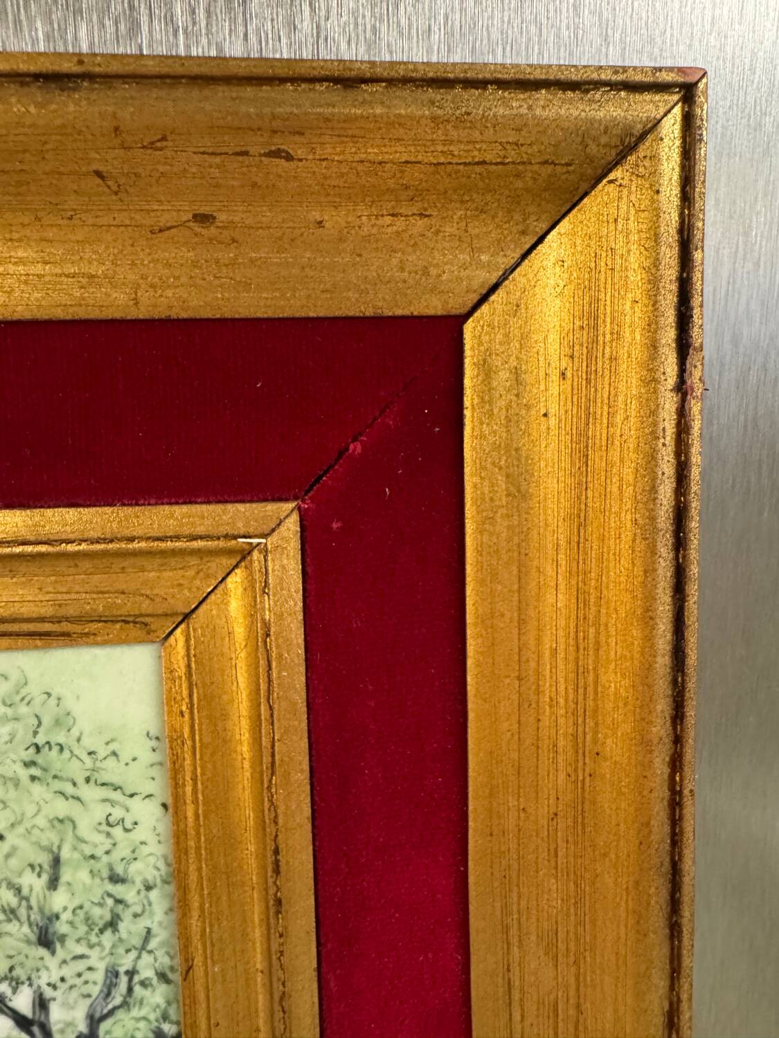 Old painting, Parisian women, signed J Fallet