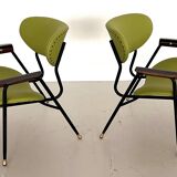 Paire de fauteuils lounge par Gastone Rinaldi, 1960