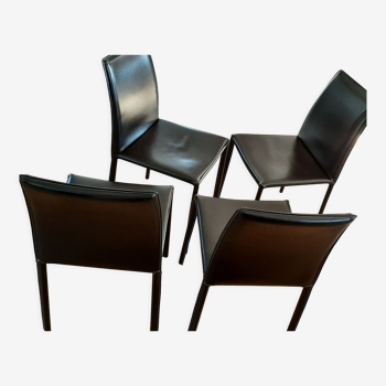 Set of 4 roche bobois chairs