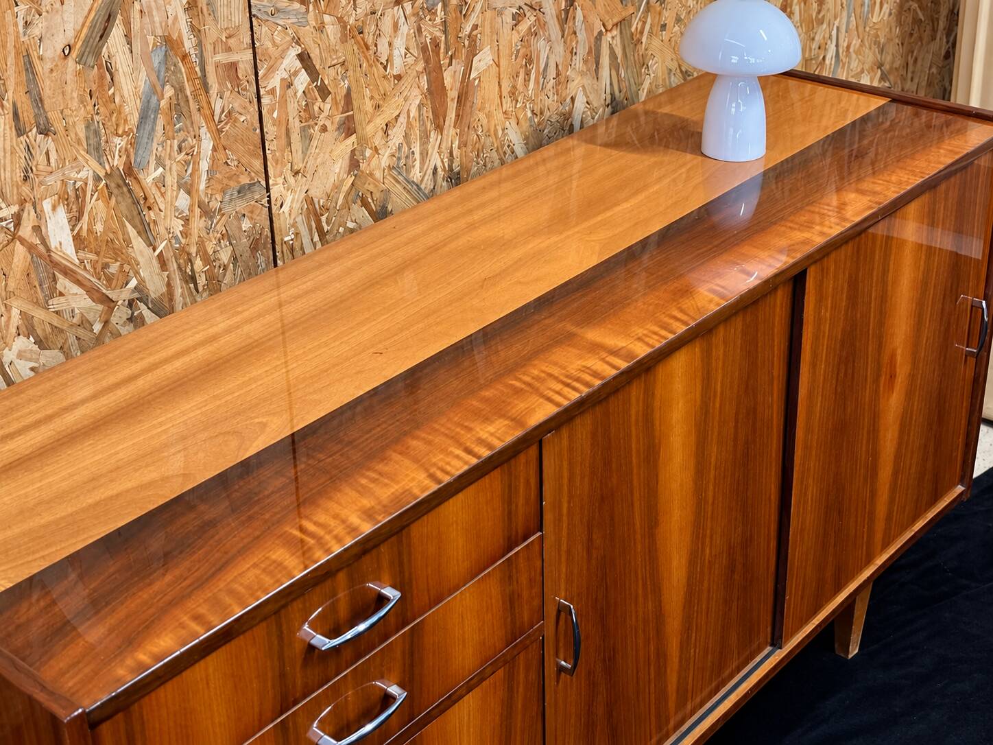 Large vintage sideboard from the 1960s – Mid-Century furniture