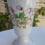 Pair of vintage flower mazagrans