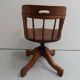 Fauteuil de bureau en chêne ancien