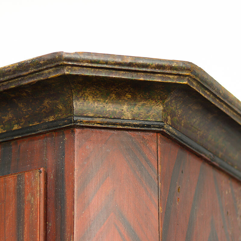 Cabinet de mariée peint d'art populaire, 1845