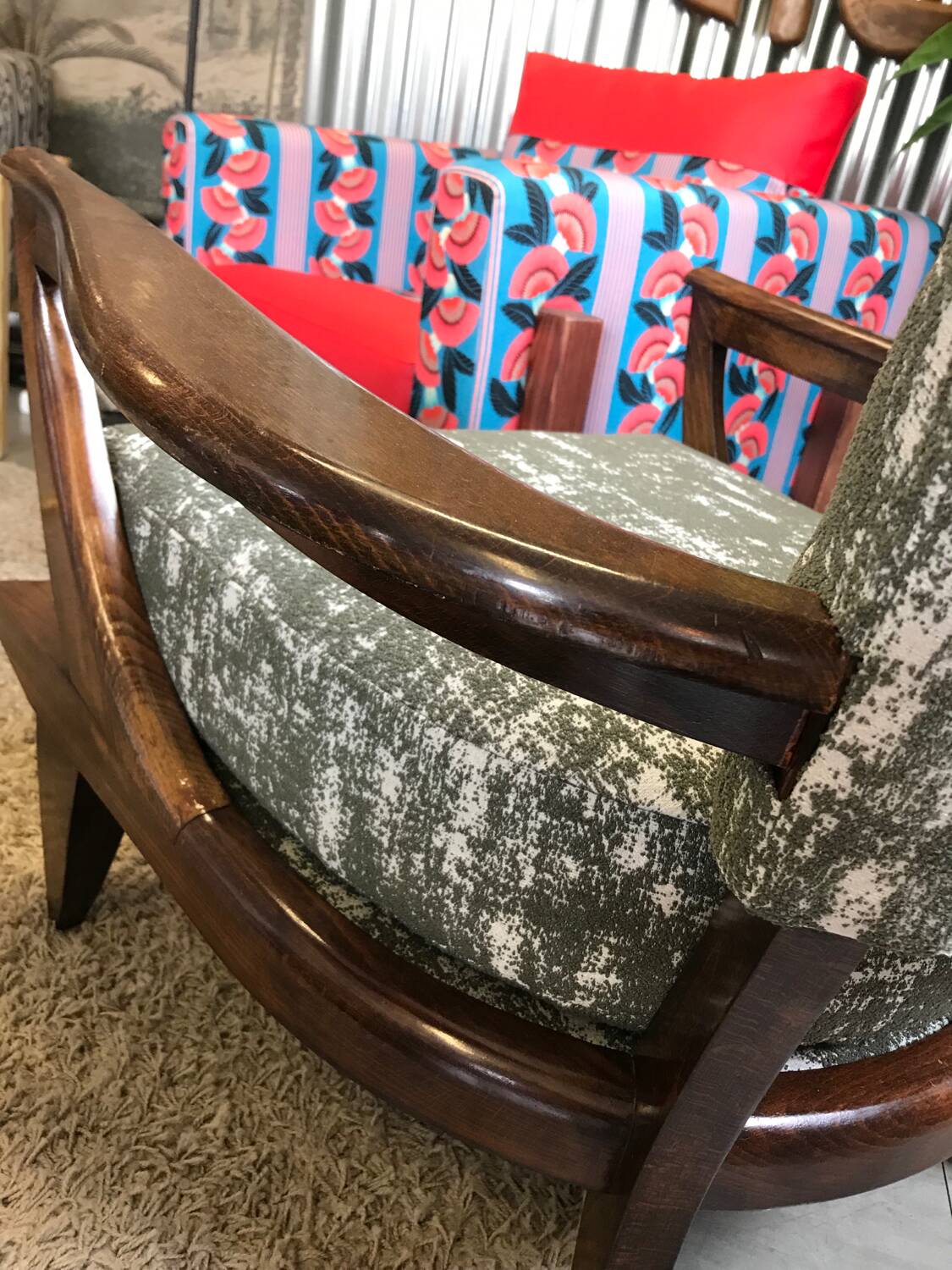 Vintage armchair SK 250 Étienne Henri Martin