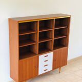 Scandinavian teak library 1960