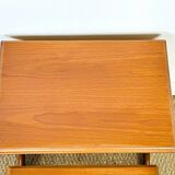 Scandinavian teak nesting table