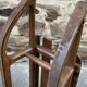old sled sleigh Alsace Christmas decoration DAVOS style Wood 1900