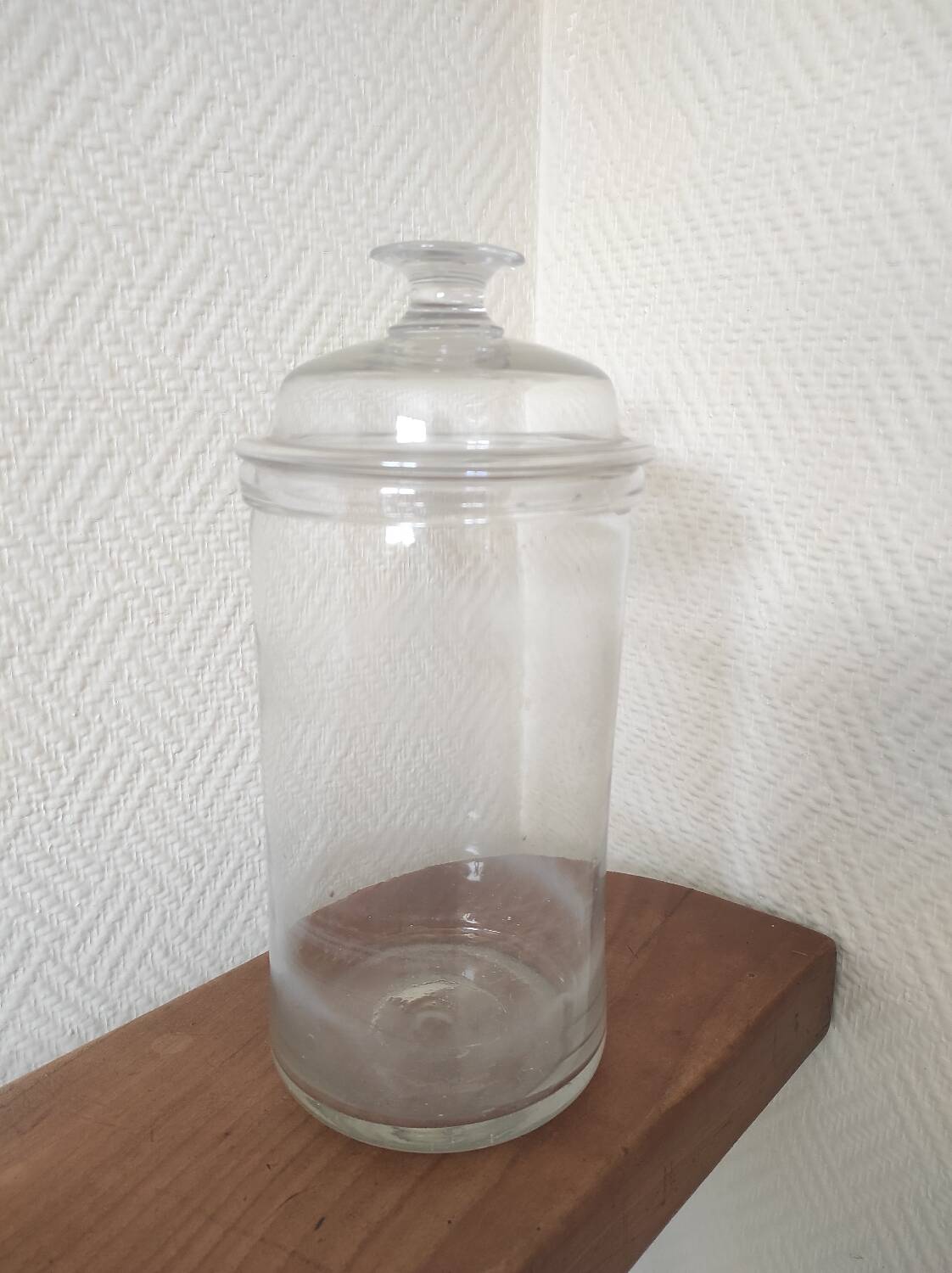 Antique glass candy box/jar