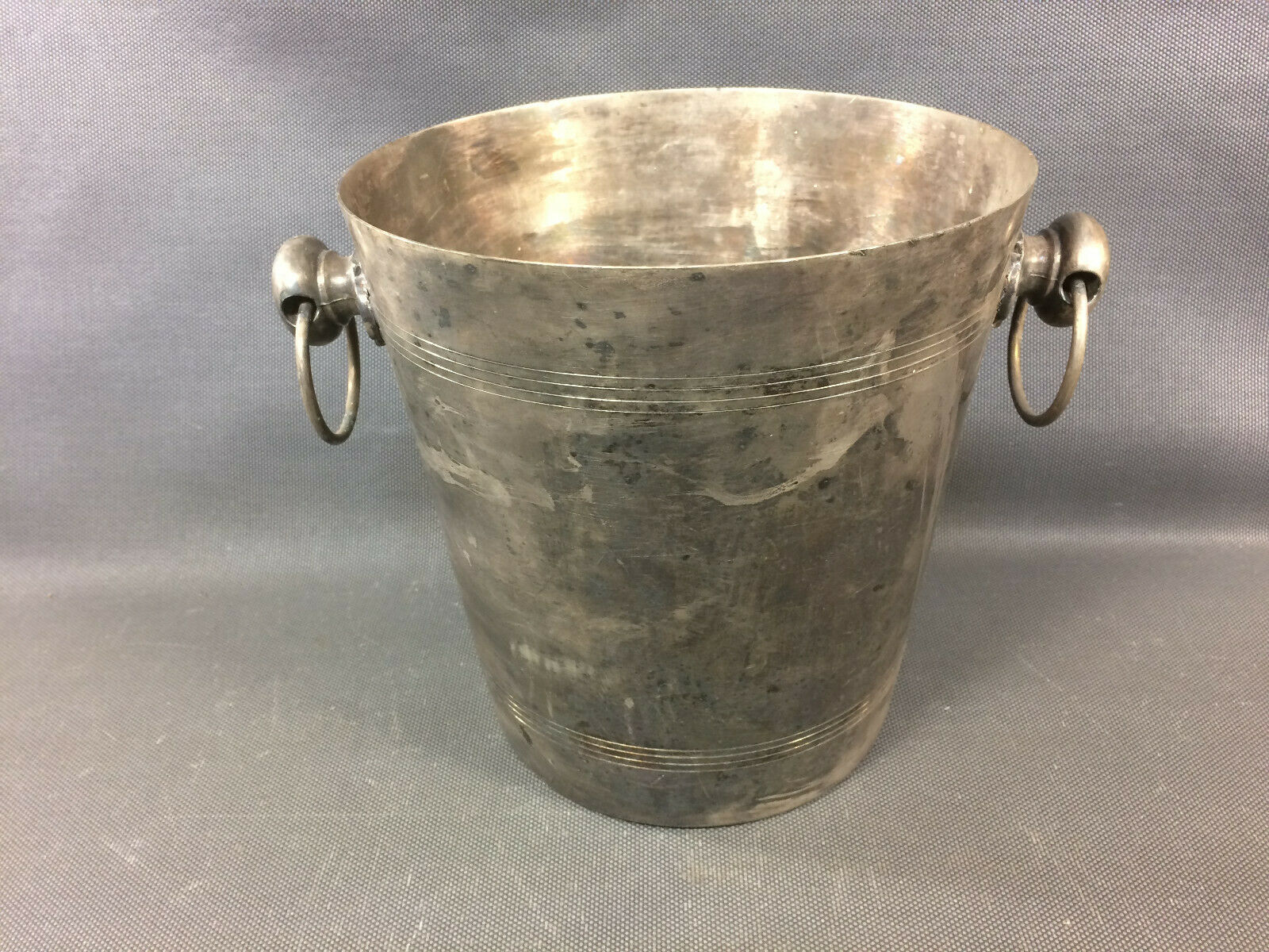 Vintage metal champagne table decoration bucket
