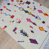 Tapis berbère coloré 152 x 105 cm