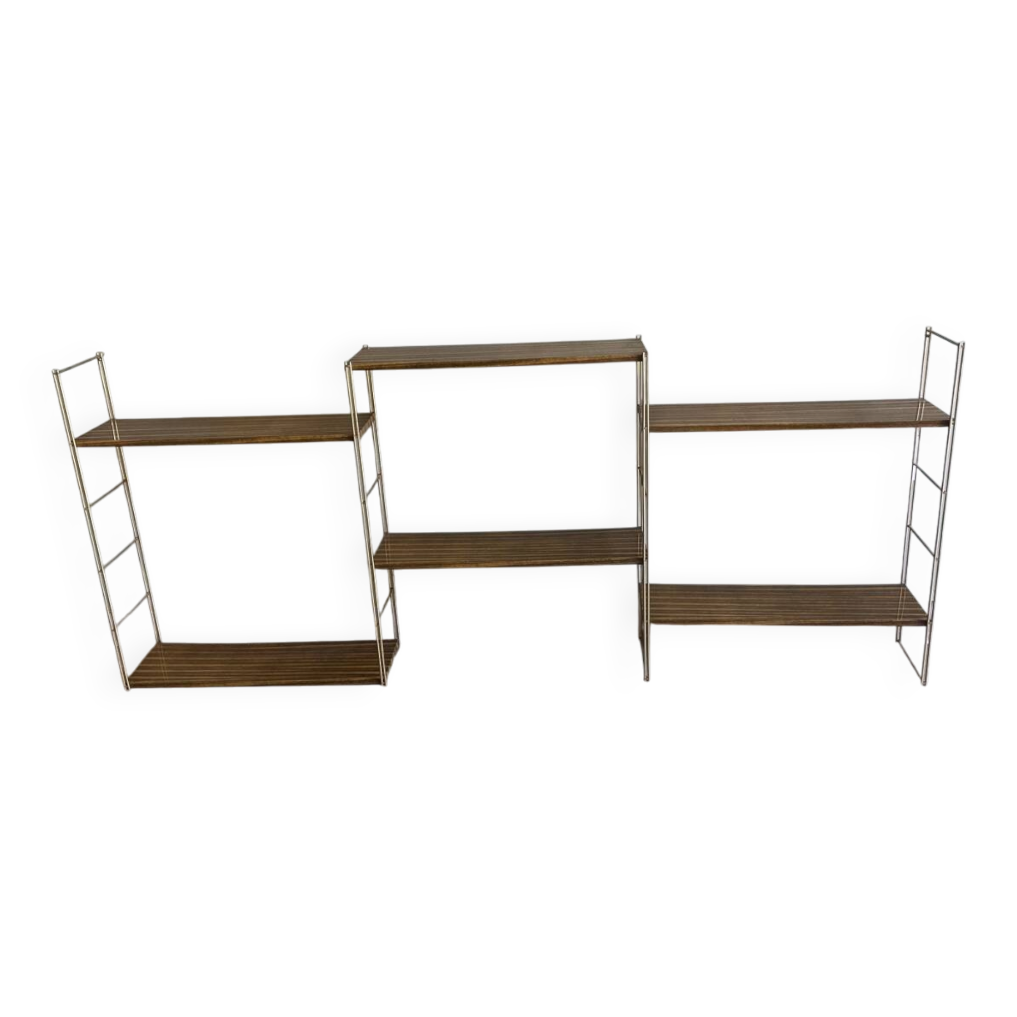 Modular metal shelves from the 1960s