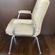 Fauteuil en tissus et métal chromé des années 70/80
