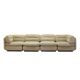 Beige modular sofa, Italian design, 1960s, made in Italy