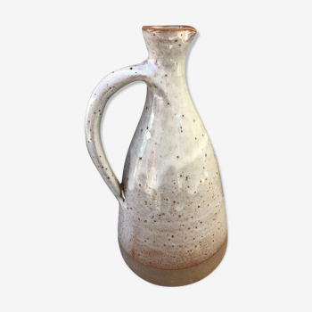 Deco glazed earth pitcher