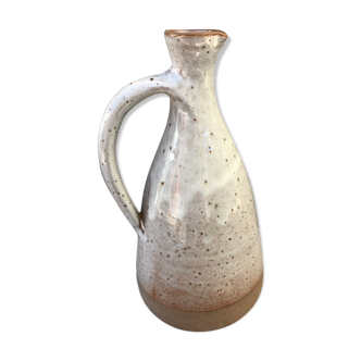 Deco glazed earth pitcher