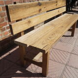 Wooden bench