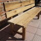 Wooden bench