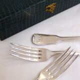 Cutlery set 36 pieces silver metal