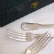 Cutlery set 36 pieces silver metal