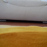 White leather sofa set