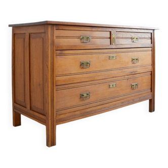 Oak chest of drawers / Parisian furniture 1930s