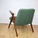Bunny armchair, 1970s green boucle by J. Chierowski - 2 pieces available