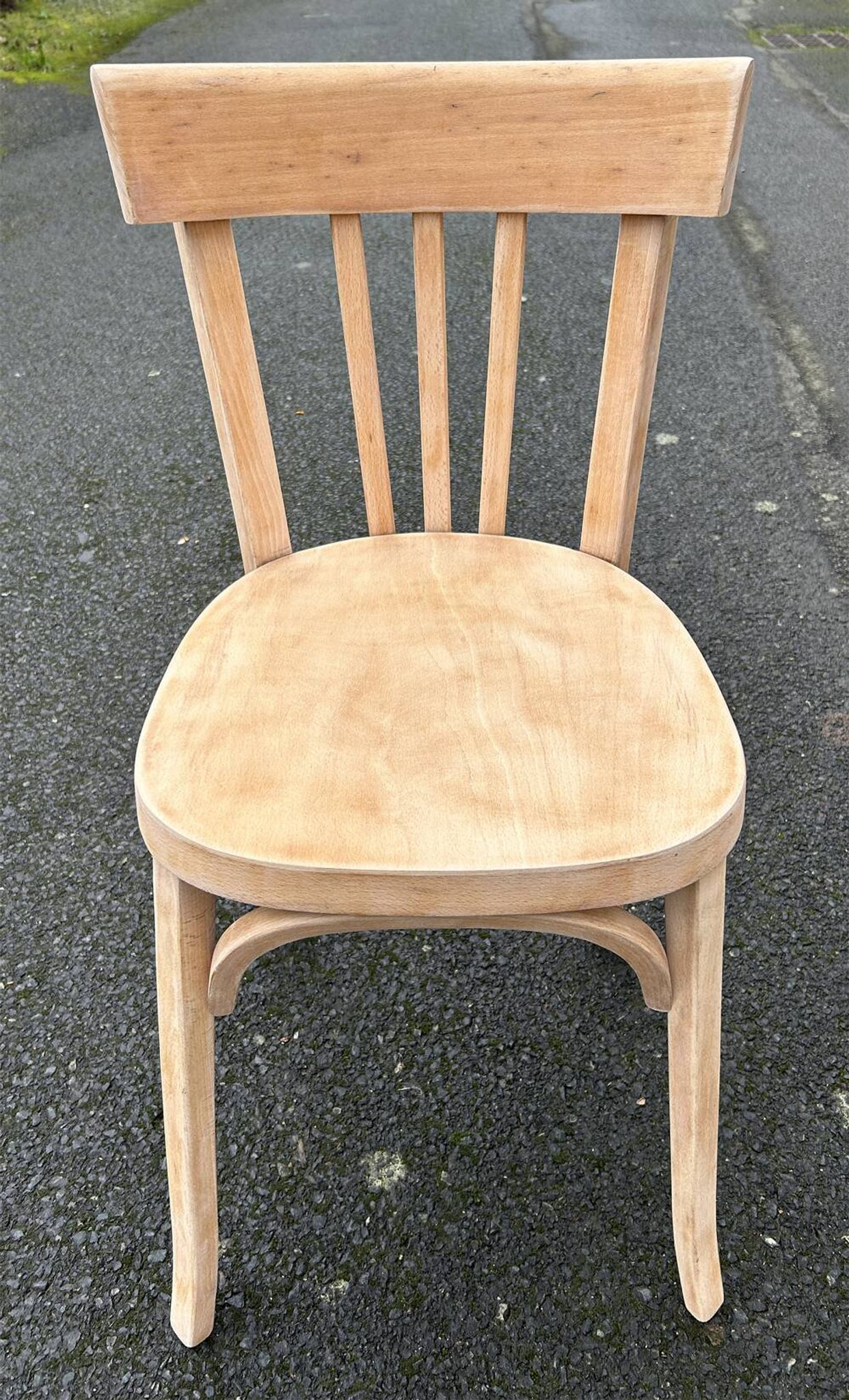 Set of 6 Baumann chairs No. 43, raw wood, ready to paint or sand