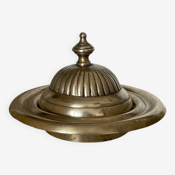 Brass butter dish