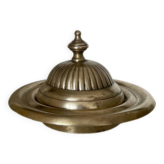 Brass butter dish