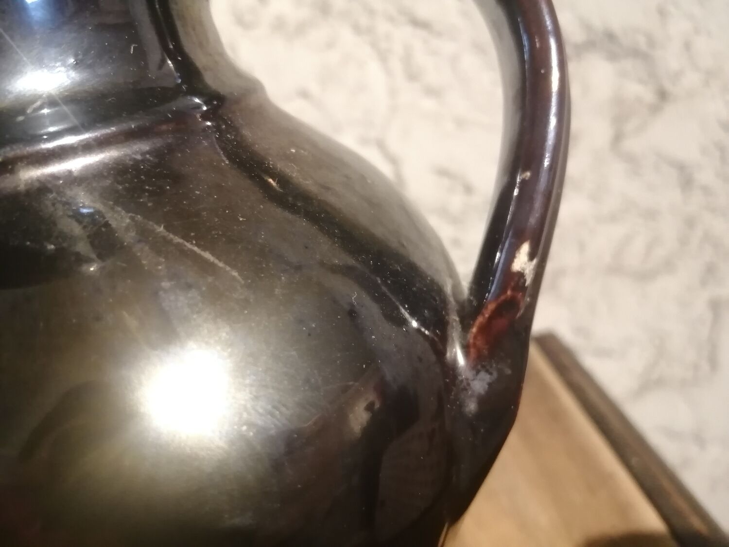 Vase dieulefit, tin enamel