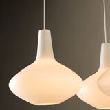 Lustre "Bulbo" de Johansson-Pape pour Stockmann Orno, Finlande, années 1950