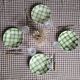 La Redoute x Selency lot de 4 assiettes mi-creuses vertes