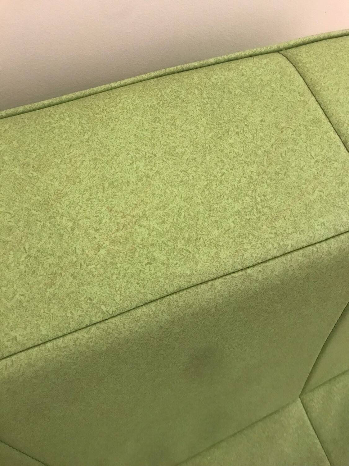 Fauteuil Chauffeuse Salon Vintage Design Vert 1970 Années 70 60